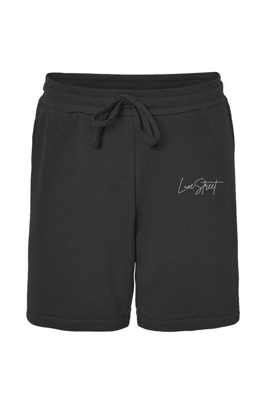 LUXESTREET CURSIVE DARK LONG SHORTS