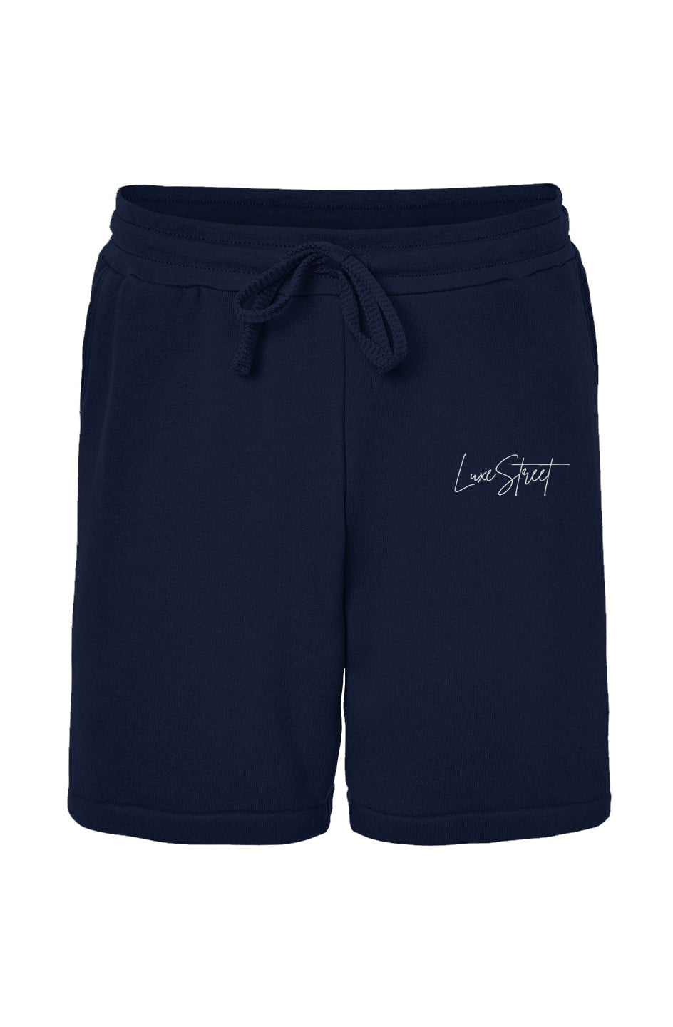 LUXESTREET CURSIVE DARK LONG SHORTS