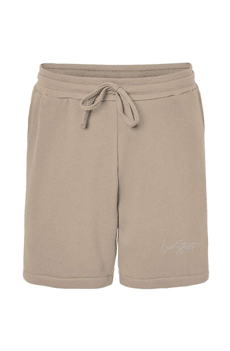 LUXESTREET CURSIVE LOW DARK LONG SHORTS