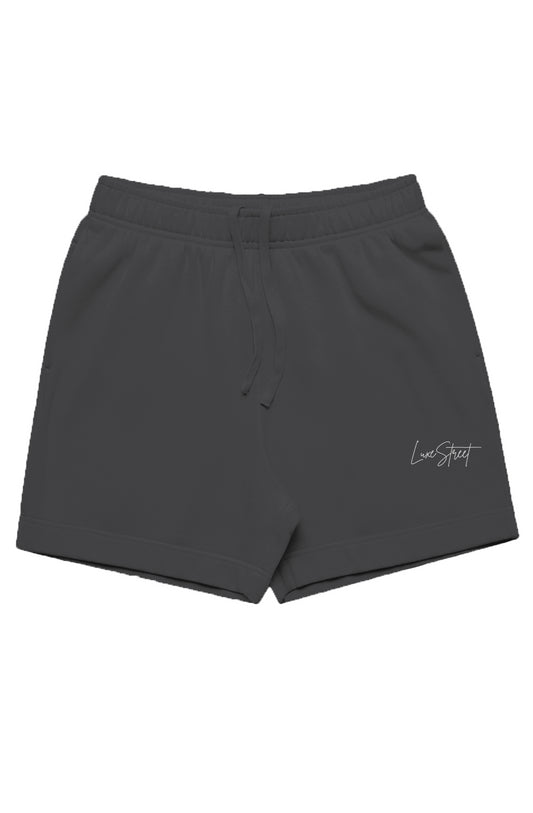LUXESTREET CURSIVE DARK LOW SHORTS