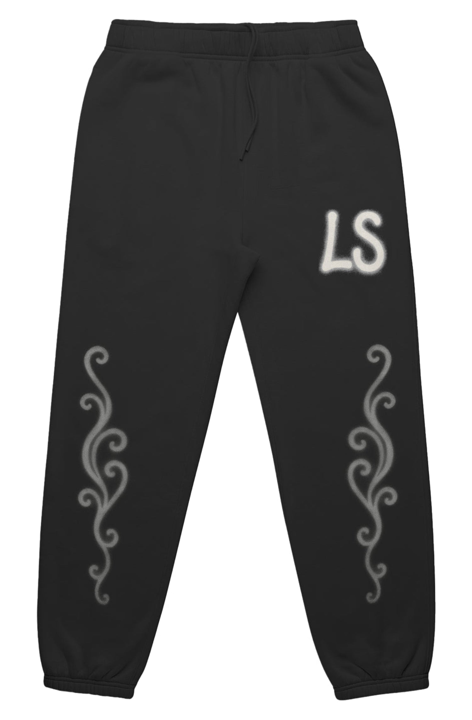LS SPRAY PAINT PANTS DARK