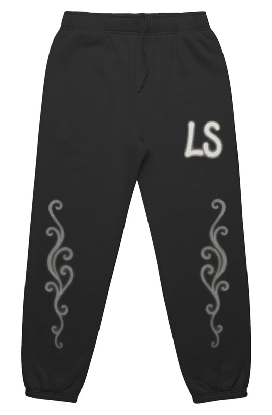 LS SPRAY PAINT PANTS DARK